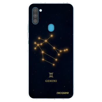 Picasee silikonový průhledný obal pro Samsung Galaxy M11 - GEMINI