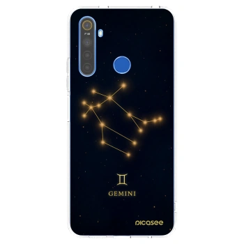 Picasee silikonový průhledný obal pro Realme 5 - GEMINI