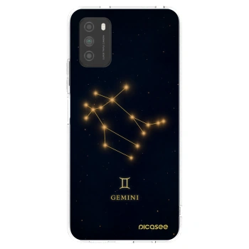 Picasee silikonový průhledný obal pro Xiaomi Poco M3 - GEMINI
