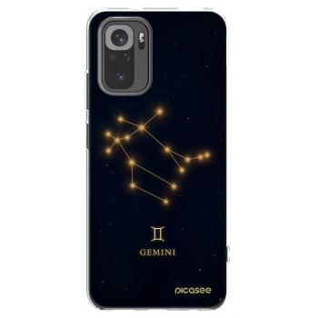 Picasee silikonový průhledný obal pro Xiaomi Redmi Note 10S - GEMINI