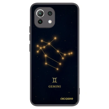 Picasee silikonový černý obal pro Xiaomi Mi 11 Lite - GEMINI