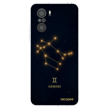Picasee silikonový průhledný obal pro Xiaomi Poco F3 - GEMINI