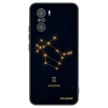 Picasee silikonový černý obal pro Xiaomi Poco F3 - GEMINI