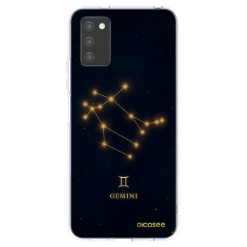 Picasee silikonový průhledný obal pro Samsung Galaxy A02s A025G - GEMINI