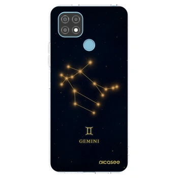 Picasee silikonový průhledný obal pro Realme C21 - GEMINI
