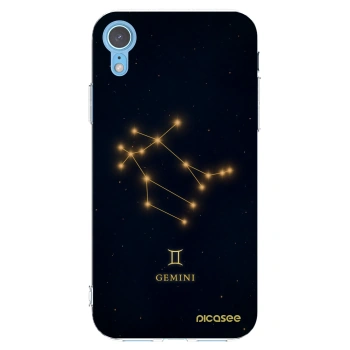 Picasee silikonový průhledný obal pro Apple iPhone XR - GEMINI