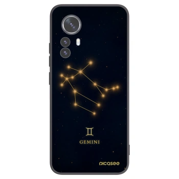Picasee silikonový černý obal pro Xiaomi 12 Pro - GEMINI