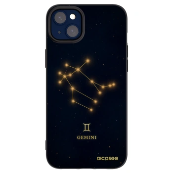 Picasee silikonový černý obal pro Apple iPhone 14 Plus - GEMINI