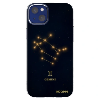 Picasee silikonový průhledný obal pro Apple iPhone 14 Plus - GEMINI