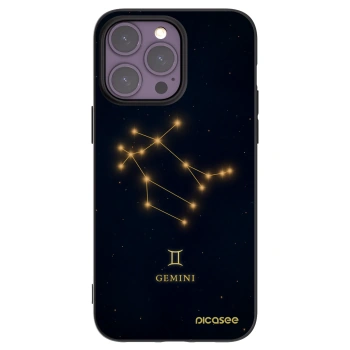 Picasee silikonový černý obal pro Apple iPhone 14 Pro Max - GEMINI
