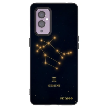 Picasee silikonový černý obal pro OnePlus 9 - GEMINI