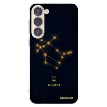 Picasee silikonový průhledný obal pro Samsung Galaxy S23+ 5G - GEMINI