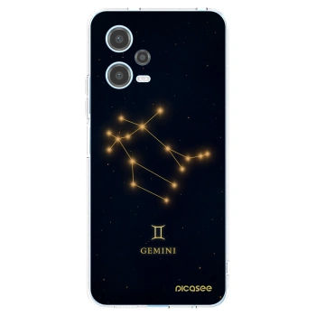 Picasee silikonový průhledný obal pro Xiaomi Redmi Note 12 5G - GEMINI