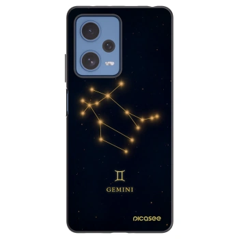 Picasee silikonový černý obal pro Xiaomi Redmi Note 12 Pro 5G - GEMINI