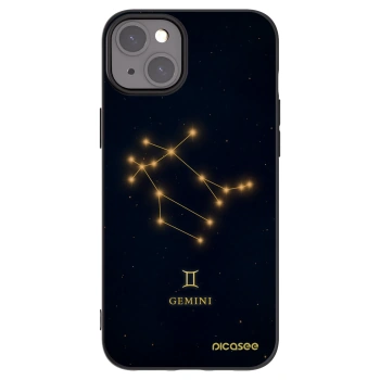 Picasee silikonový černý obal pro Apple iPhone 15 Plus - GEMINI