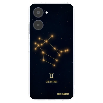 Picasee silikonový průhledný obal pro Realme 10 4G - GEMINI