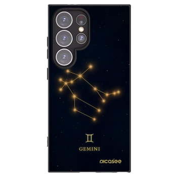 Picasee silikonový černý obal pro Samsung Galaxy S24 Ultra S928B 5G - GEMINI