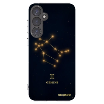 Picasee silikonový průhledný obal pro Samsung Galaxy S23 FE S711B - GEMINI