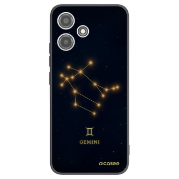 Picasee silikonový černý obal pro Xiaomi Redmi 12 5G - GEMINI
