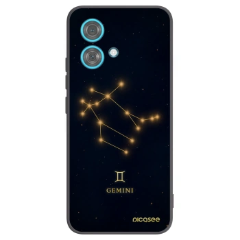 Picasee silikonový černý obal pro Motorola Edge 40 Neo - GEMINI