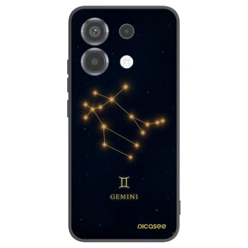 Picasee silikonový černý obal pro Xiaomi Poco X6 - GEMINI