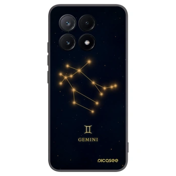 Picasee silikonový černý obal pro Xiaomi Poco X6 Pro - GEMINI