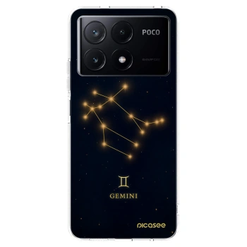 Picasee silikonový průhledný obal pro Xiaomi Poco X6 Pro - GEMINI