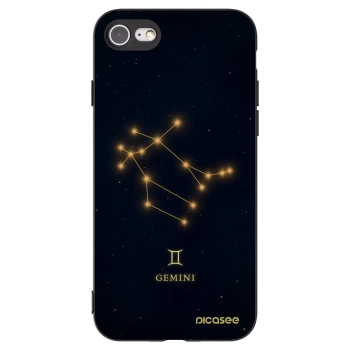 Picasee silikonový černý obal pro Apple iPhone 8 - GEMINI