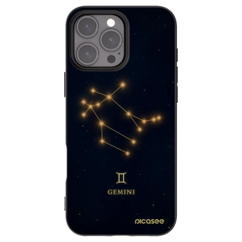 Picasee silikonový černý obal pro Apple iPhone 16 Pro Max - GEMINI