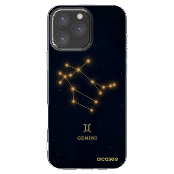 Picasee silikonový průhledný obal pro Apple iPhone 16 Pro Max - GEMINI