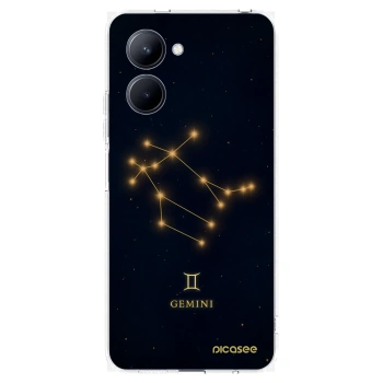 Picasee silikonový průhledný obal pro Realme C33 (2023) - GEMINI