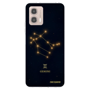 Picasee silikonový průhledný obal pro Motorola Moto G53 5G - GEMINI