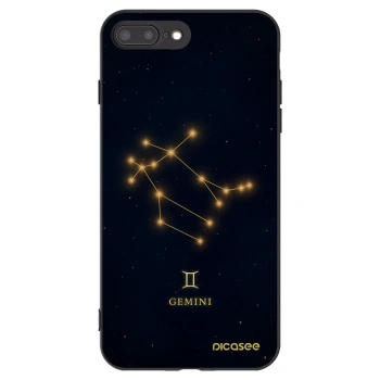 Picasee silikonový černý obal pro Apple iPhone 8 Plus - GEMINI