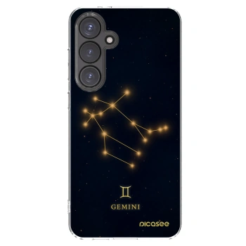 Picasee silikonový průhledný obal pro Samsung Galaxy S24 FE S721B - GEMINI