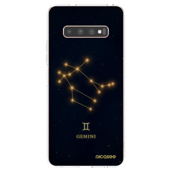 Picasee silikonový průhledný obal pro Samsung Galaxy S10 Plus G975 - GEMINI