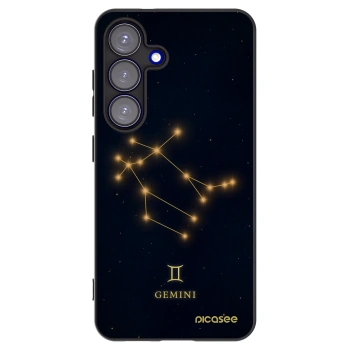 Picasee silikonový černý obal pro Samsung Galaxy S25 5G - GEMINI