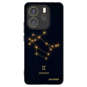 Picasee silikonový černý obal pro Xiaomi Redmi Note 14 4G - GEMINI