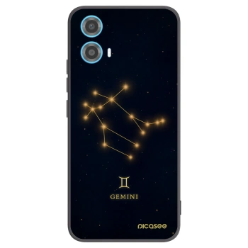 Picasee silikonový černý obal pro Motorola Moto G34 5G - GEMINI