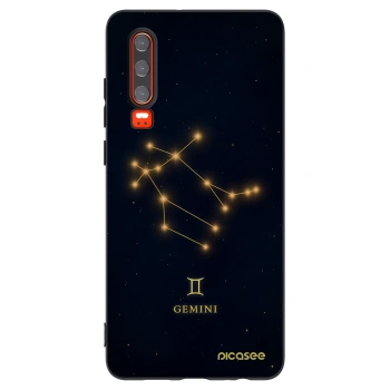 Picasee silikonový černý obal pro Huawei P30 - GEMINI