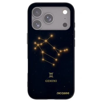 Picasee silikonový černý obal pro Apple iPhone 17 Pro - GEMINI