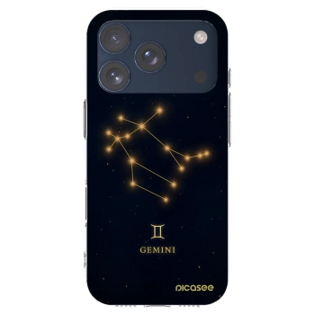 Picasee silikonový průhledný obal pro Apple iPhone 17 Pro - GEMINI