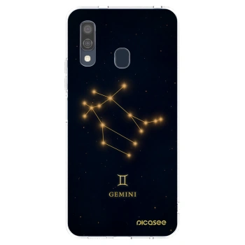 Picasee silikonový průhledný obal pro Samsung Galaxy A40 A405F - GEMINI