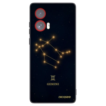 Picasee silikonový černý obal pro Motorola Edge 50 Fusion - GEMINI