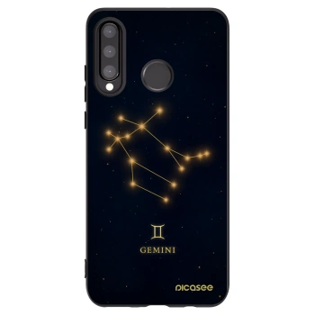 Picasee silikonový černý obal pro Huawei P30 Lite - GEMINI