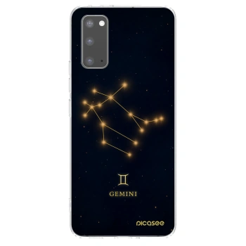 Picasee silikonový průhledný obal pro Samsung Galaxy S20 G980F - GEMINI