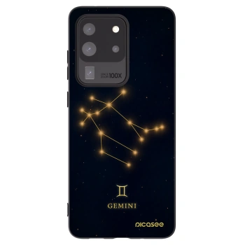 Picasee silikonový černý obal pro Samsung Galaxy S20 Ultra 5G G988F - GEMINI