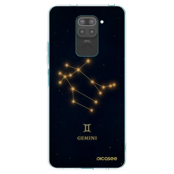 Picasee silikonový černý obal pro Xiaomi Redmi Note 9 - GEMINI