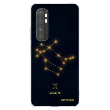 Picasee silikonový průhledný obal pro Xiaomi Mi Note 10 Lite - GEMINI