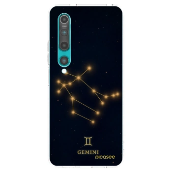 Picasee silikonový průhledný obal pro Xiaomi Mi 10 - GEMINI