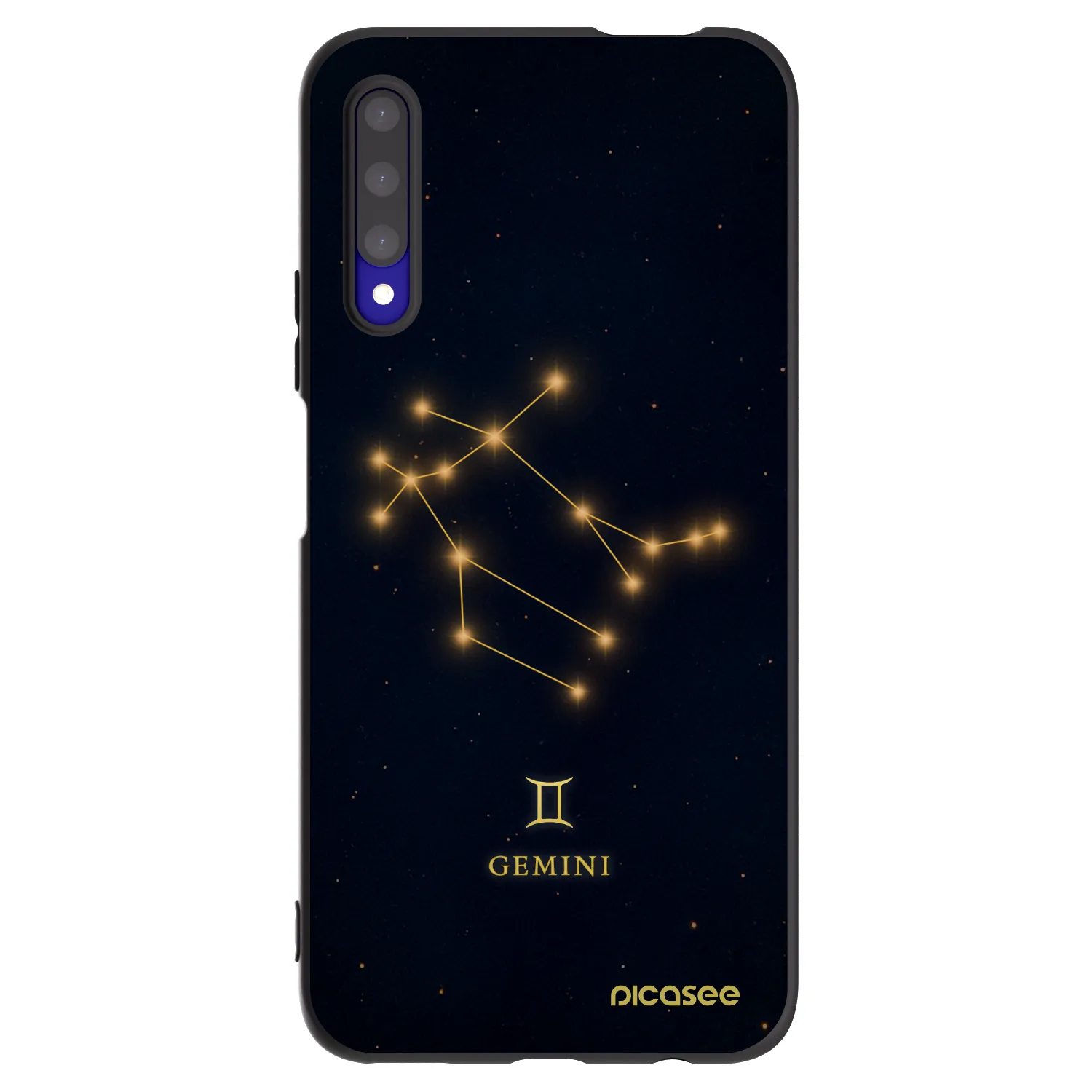 Picasee silikonový černý obal pro Honor 9X Pro - GEMINI